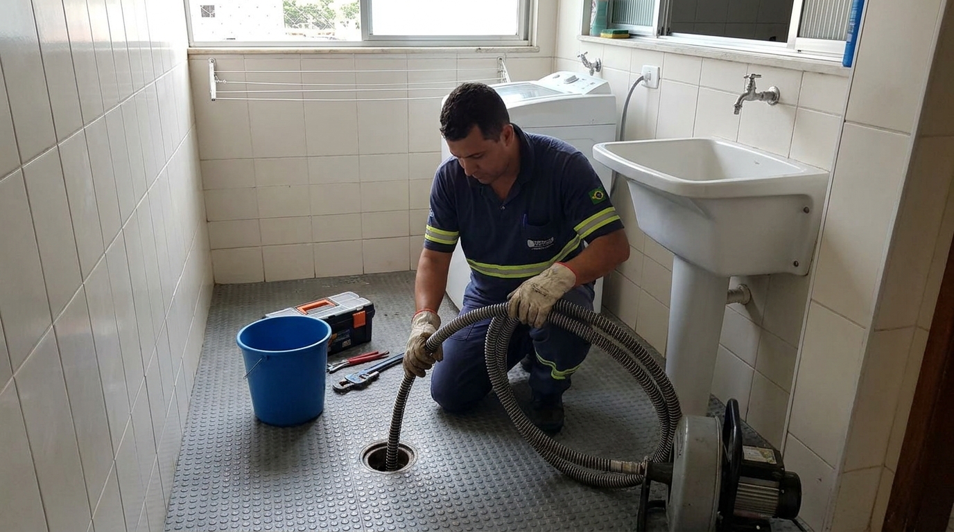 Desobstrução na Cozinha em Presidente Prudente‑SP